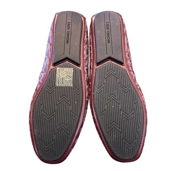 Michael kors Merlot Lillie Mac flats size NEW SIZE 7.5 - Picture 9 of 10
